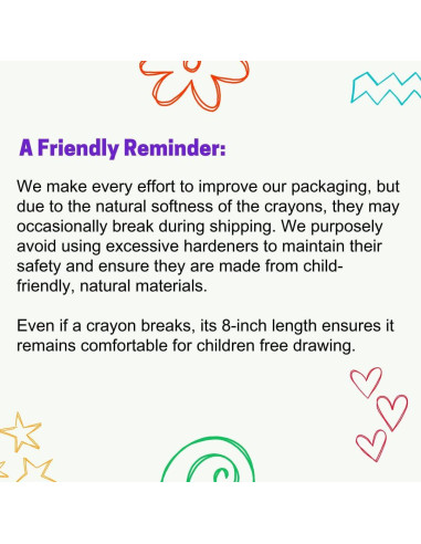 Crayones Gigantes Multicolor Rokt&razo 2PC 20,32 cm