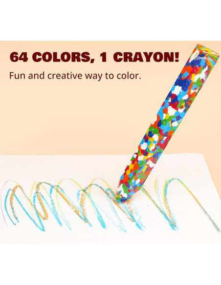 Crayones Gigantes Multicolor Rokt&razo 2PC 20,32 cm