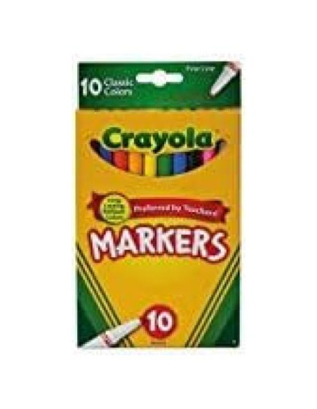 Marcadores No Lavables BINEYSMITH Punta Fina 10 Colores