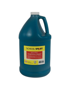 Pintura Tempera Lavable School Smart Turquesa 3.78 L