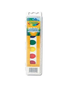 Acuarelas Lavables Crayola 8 Piezas para Niños