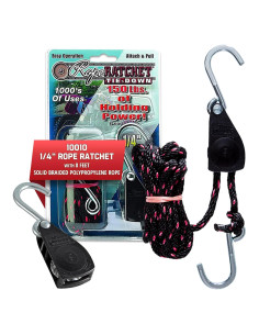 Polea Ajustable Rope Ratchet 2.44m 150kg Carga Marca Rope Ratchet