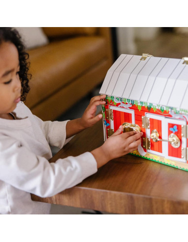 Juguete de Establo Melissa & Doug con Pestillos y Animales