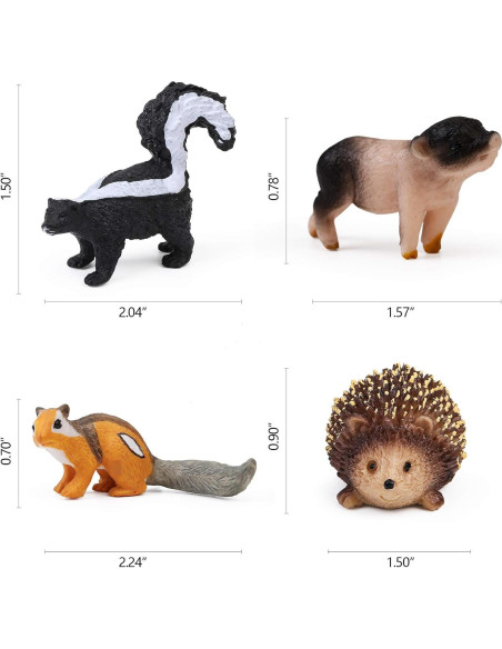 16 Figuras de Animales del Bosque UANDME para Niños