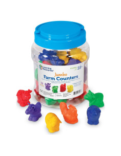 Contadores de Granja Jumbo Learning Resources - 30 Piezas