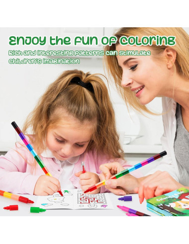 BenLouis 24 Libros de Colorear de Granja para Niños