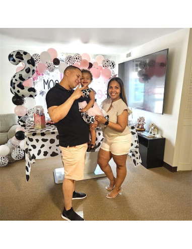 Globo de Número 0 Diseño de Vaca 100 cm Autoinflable