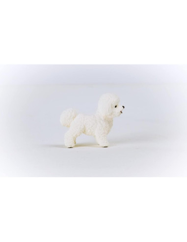 Figura de Perro Bichón Frisé Schleich 2023 Juguete 4,32 cm