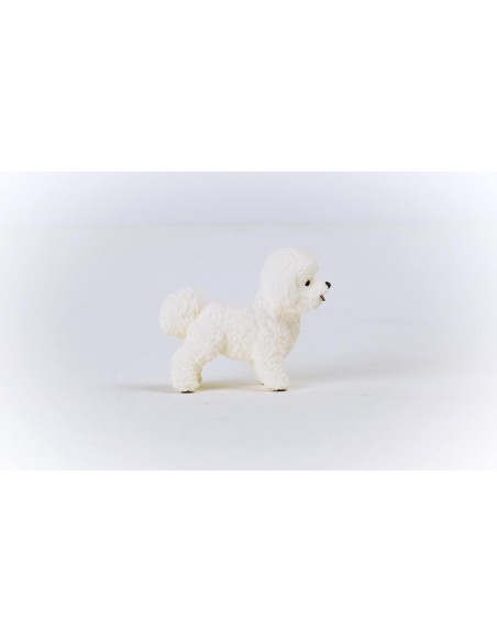 Figura de Perro Bichón Frisé Schleich 2023 Juguete 4,32 cm