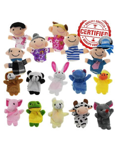 Juego de Marionetas de Dedo HavnaBall - 16 Piezas para Niños