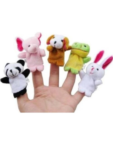 Juego de Marionetas de Dedo HavnaBall - 16 Piezas para Niños