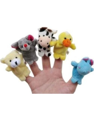 Juego de Marionetas de Dedo HavnaBall - 16 Piezas para Niños