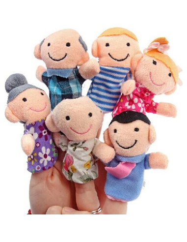 Juego de Marionetas de Dedo HavnaBall - 16 Piezas para Niños