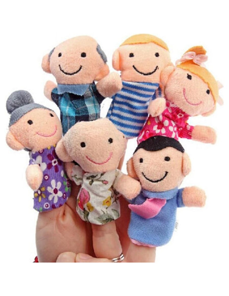 Juego de Marionetas de Dedo HavnaBall - 16 Piezas para Niños