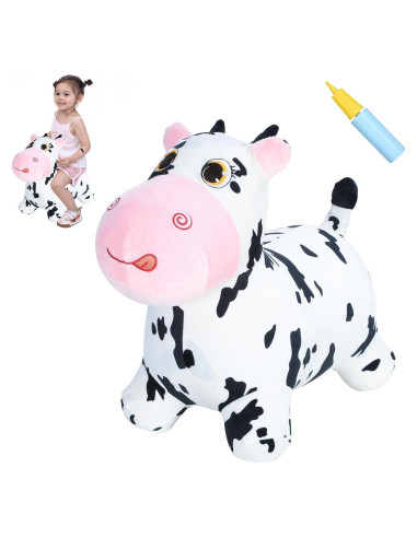Vaca Rebotadora INPANY para Niños 1.67 kg, Juguete Inflable