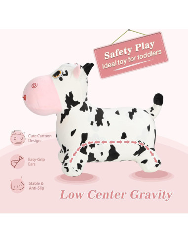 Vaca Rebotadora INPANY para Niños 1.67 kg, Juguete Inflable