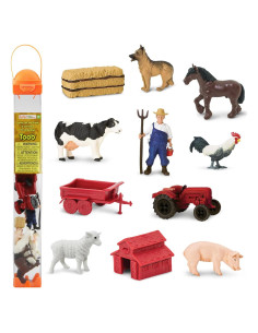 Figuras de Granja Safari Ltd - 12 Piezas Educativas