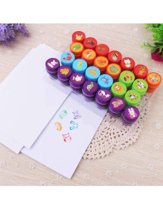 26 Sellos de Animales para Niños Kizcmvre - Manualidades 2