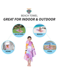 Toalla de Playa Franco Kids 100% Algodón Paw Patrol 71x147 cm 2