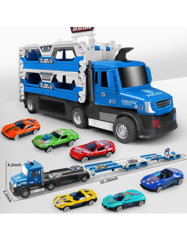 Camión Transportador de Coches con Pista Plegable 140CM - GUANGDONG