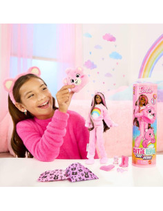 Muñeca Barbie Cutie Reveal Cheer Bear con 10 Sorpresas 2