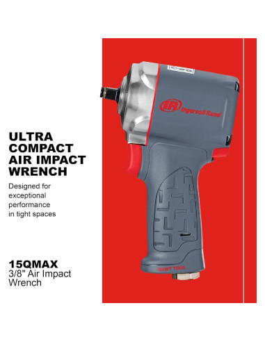 Llave de Impacto Neumática Ingersoll Rand 15QMAX 3/8" 514.74 Nm