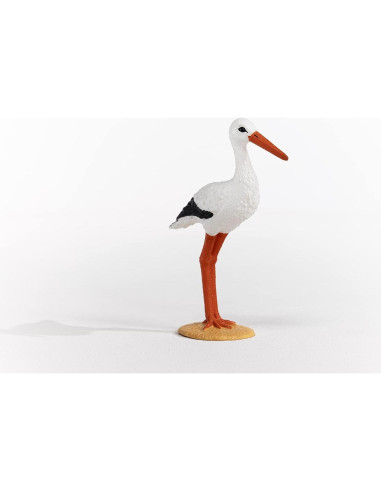 Figura de Cigüeña Schleich 6.1x6.1x8.64cm para Niños