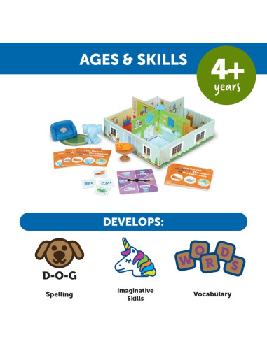 Juego Educativo Elefante Learning Resources 4+ Palabras