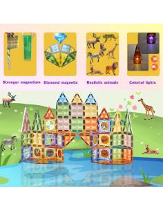Azulejos Magnéticos BUBUQE Animales de Granja 16.5x16.5 cm 2