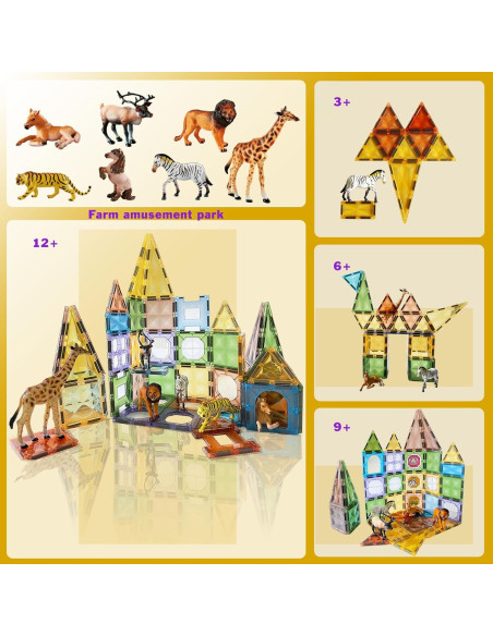 Azulejos Magnéticos BUBUQE Animales de Granja 16.5x16.5 cm