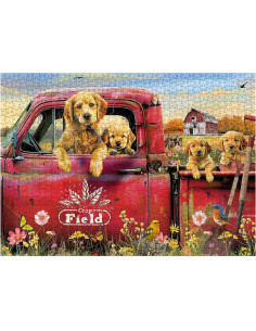 Rompecabezas de Perros de Granja Larkipuzz 1000 Piezas 2