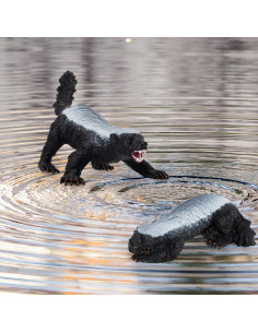 Figuras de Tejón de Miel LC JoyCre 3 Piezas Realistas 2