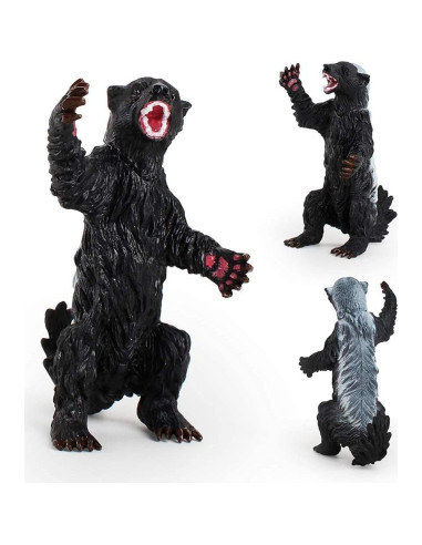 Figuras de Tejón de Miel LC JoyCre 3 Piezas Realistas