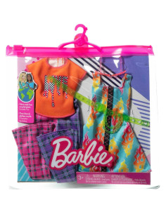 Conjunto de Ropa Barbie 2 Atuendos Rock 'n Roll y Accesorios 2