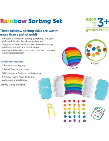 Juego de Clasificación Arcoíris Learning Resources 31.5x19.5cm