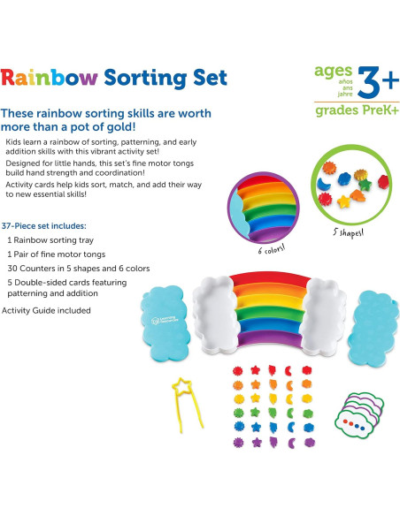 Juego de Clasificación Arcoíris Learning Resources 31.5x19.5cm