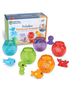 Amigos del Acuario Peekaboo Learning Resources, 10 Piezas
