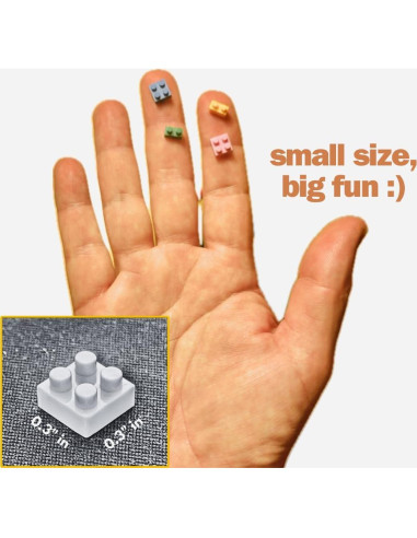 Mini Bloques de Construcción PIXOLAND Tortuga 127 Piezas