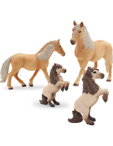Figuras de Animales de Granja Gemini&Genius - Caballos Marrones Figuras de Animales de Granja Gemini&Genius - Caballos Marrones