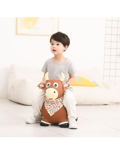 INPANY Juguete Inflable Toro para Niños 1-2 Años 2