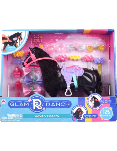 Juguete de Caballo Glam-R-Ranch Sunny Days 18 Piezas