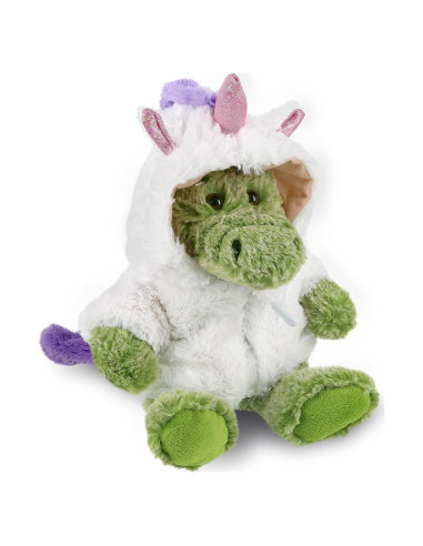 DolliBu Peluche Cocodrilo Unicornio 20cm Suave y Personalizable