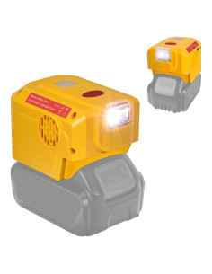 Inversor de Potencia 200W DeWalt 20V con USB y LED
