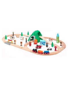 Juego de Trenes Maxim 50 Piezas para Niños 3-12 Años
