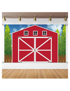 Fondo de Puerta de Granero Ulikitty 1.8x1.1m para Fiesta