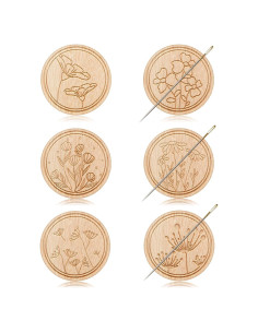 Juego de 6 Imán para Agujas TXIN - Guardadores Magnéticos Florales