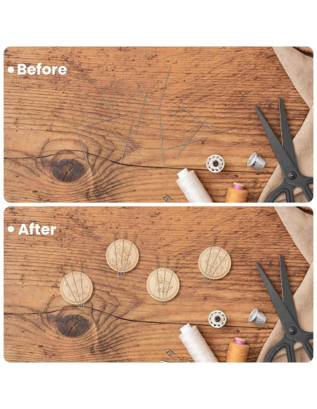 Juego de 6 Imán para Agujas TXIN - Guardadores Magnéticos Florales