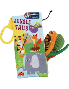 Libro de Granja para Bebés Bebe Mondo 2PCS Juguetes de Mordedor 2