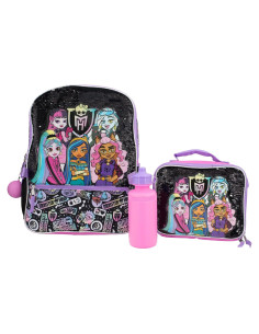 Conjunto de Mochila 4 Piezas Monster High - 40 cm
