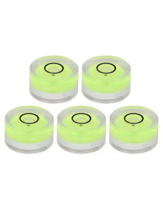 Mini Nivel de Burbuja 5 Piezas AYNEFY 15mm ABS Transparente